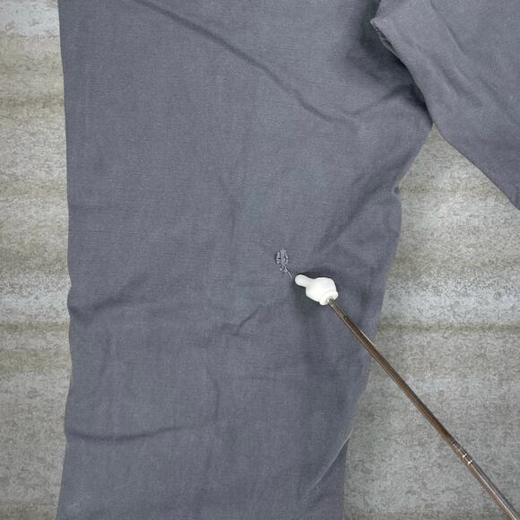 Vintage Carhartt Carpenter Pants Grey Canvas Relaxed Fit Dungarees Painters 90s - Picture 6 of 8